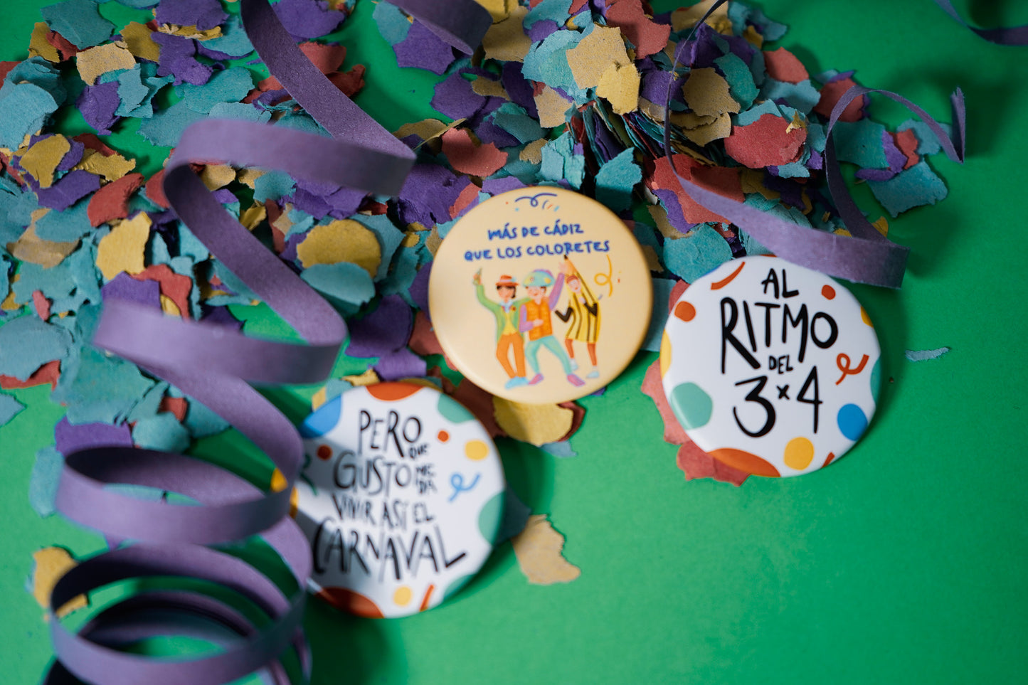 Pack 3 Chapas de Carnaval