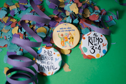 Pack 3 Chapas de Carnaval