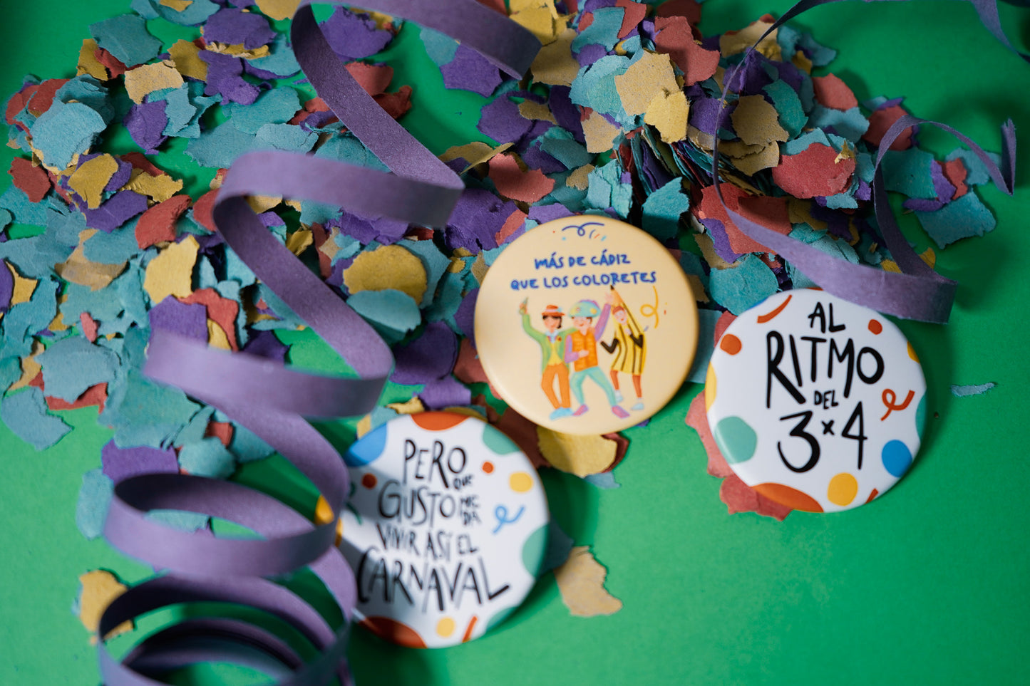 Pack 3 Chapas de Carnaval