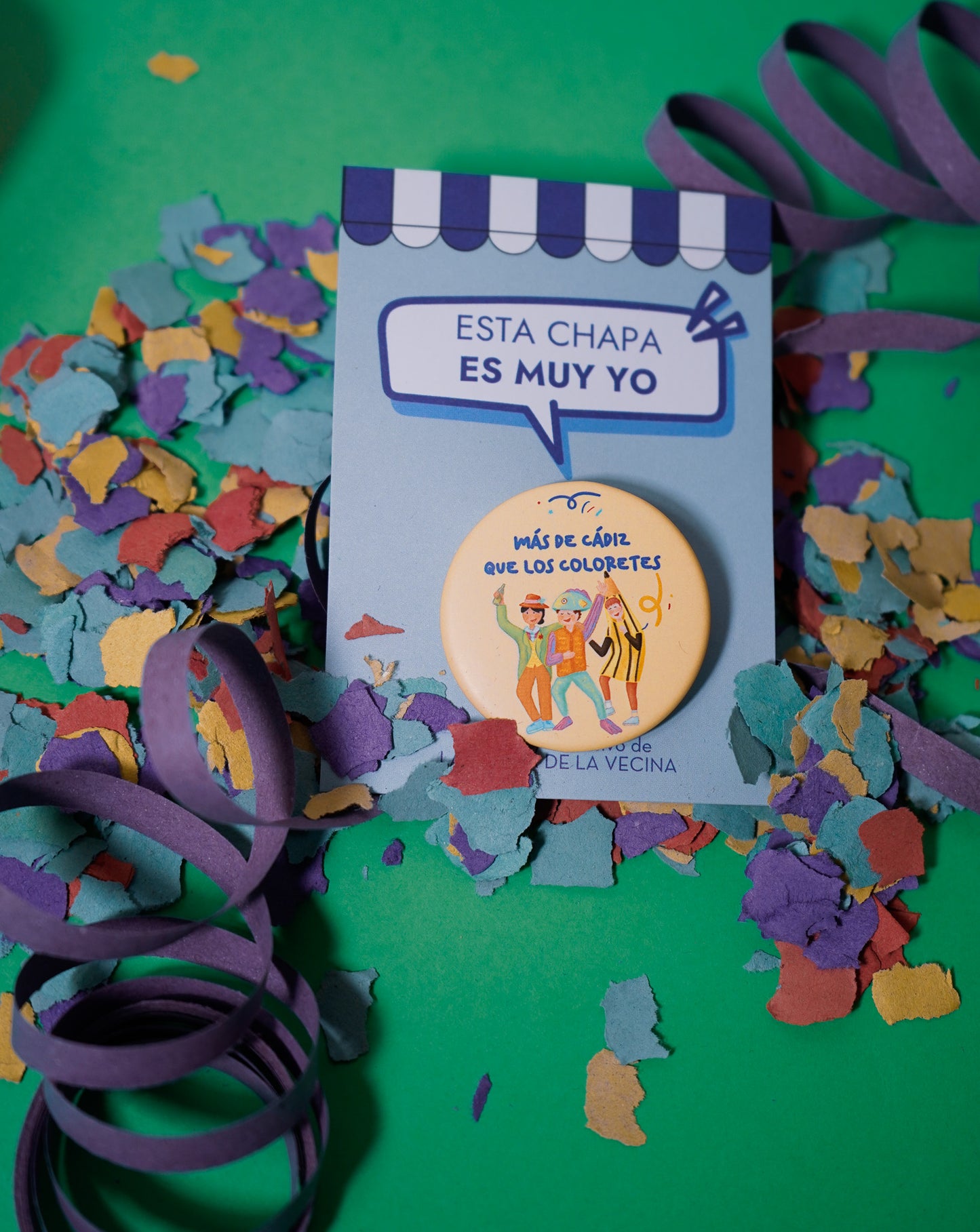 Chapa Más de Cádiz que los coloretes