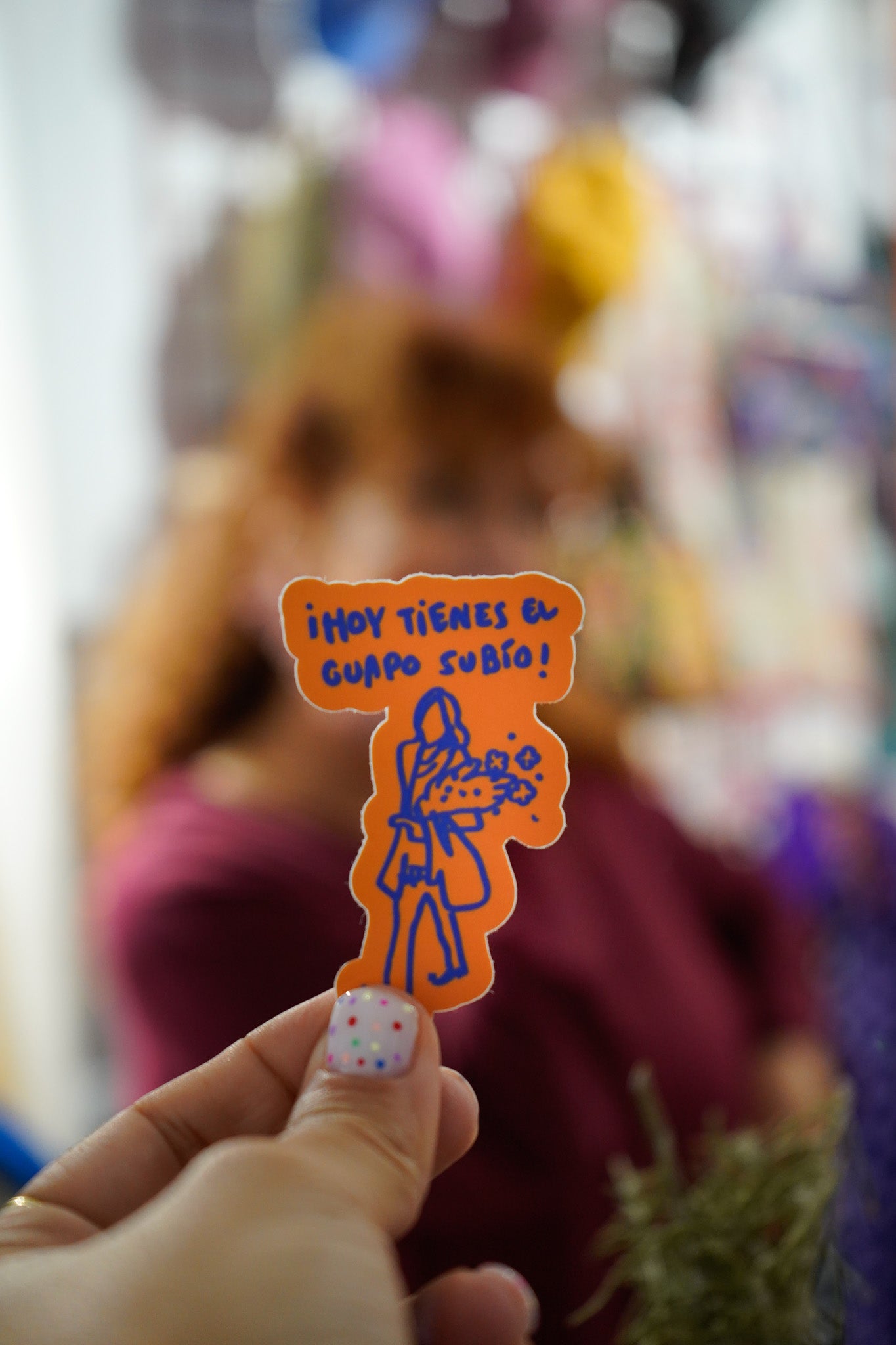 Pegatina Hoy tienes el guapo subío