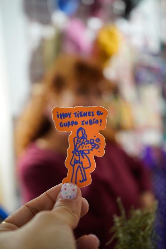 Pegatina Hoy tienes el guapo subío