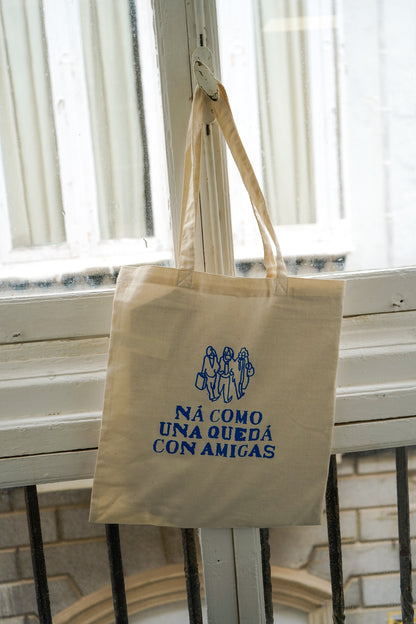Totebag Ná como una quedá con amigas
