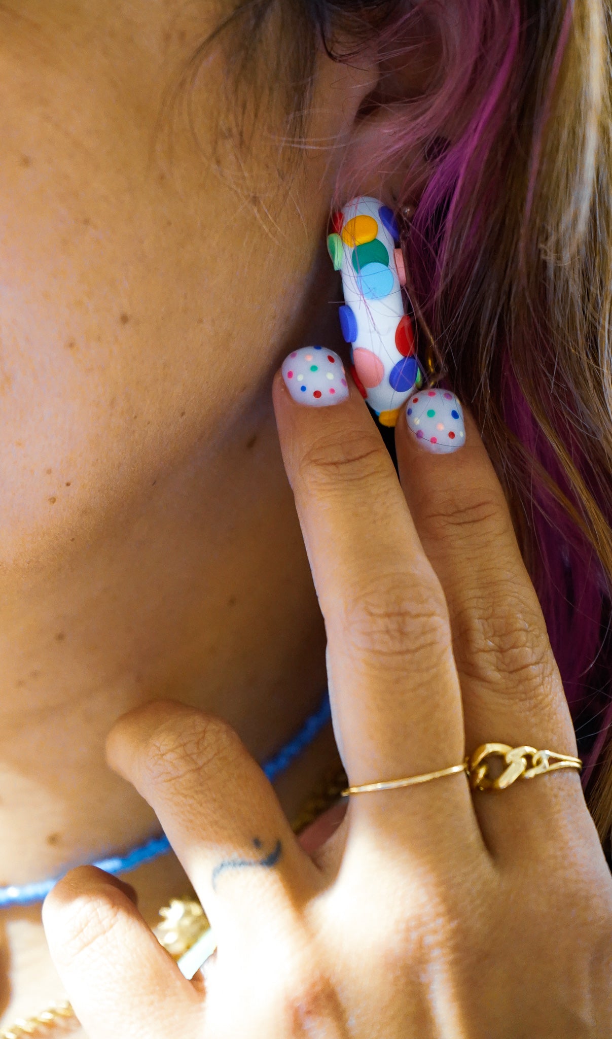 Carnival paper earrings WITH embossing - Chavala x La Vecina