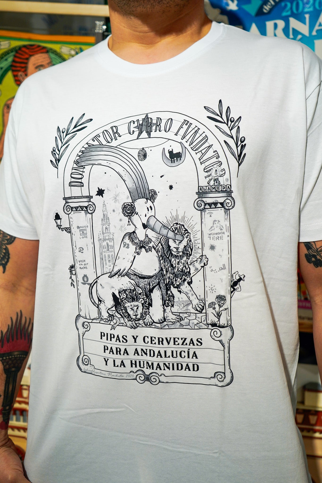 Camiseta Curro: Pipas y cervezas