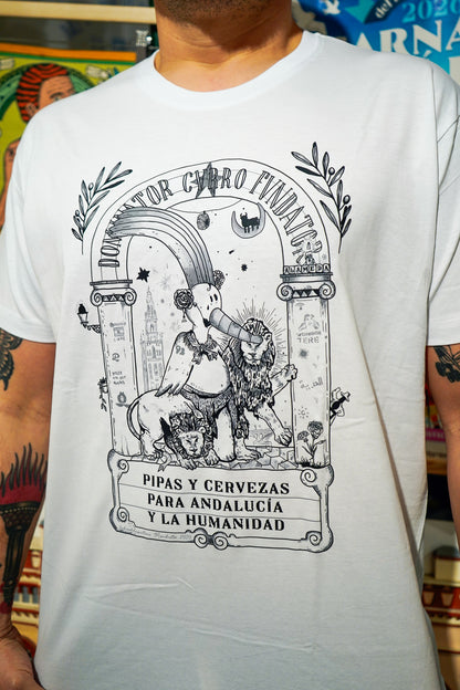 Camiseta Curro: Pipas y cervezas