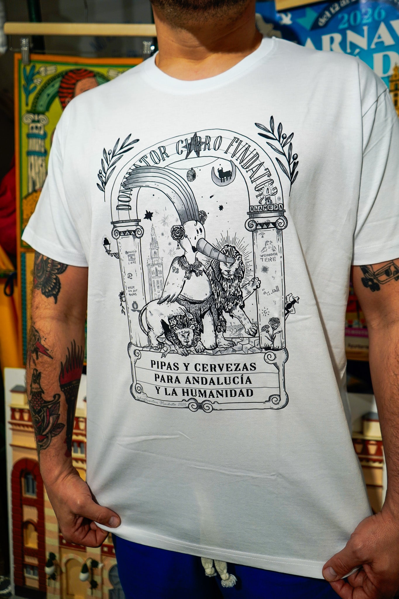 Camiseta Curro: Pipas y cervezas