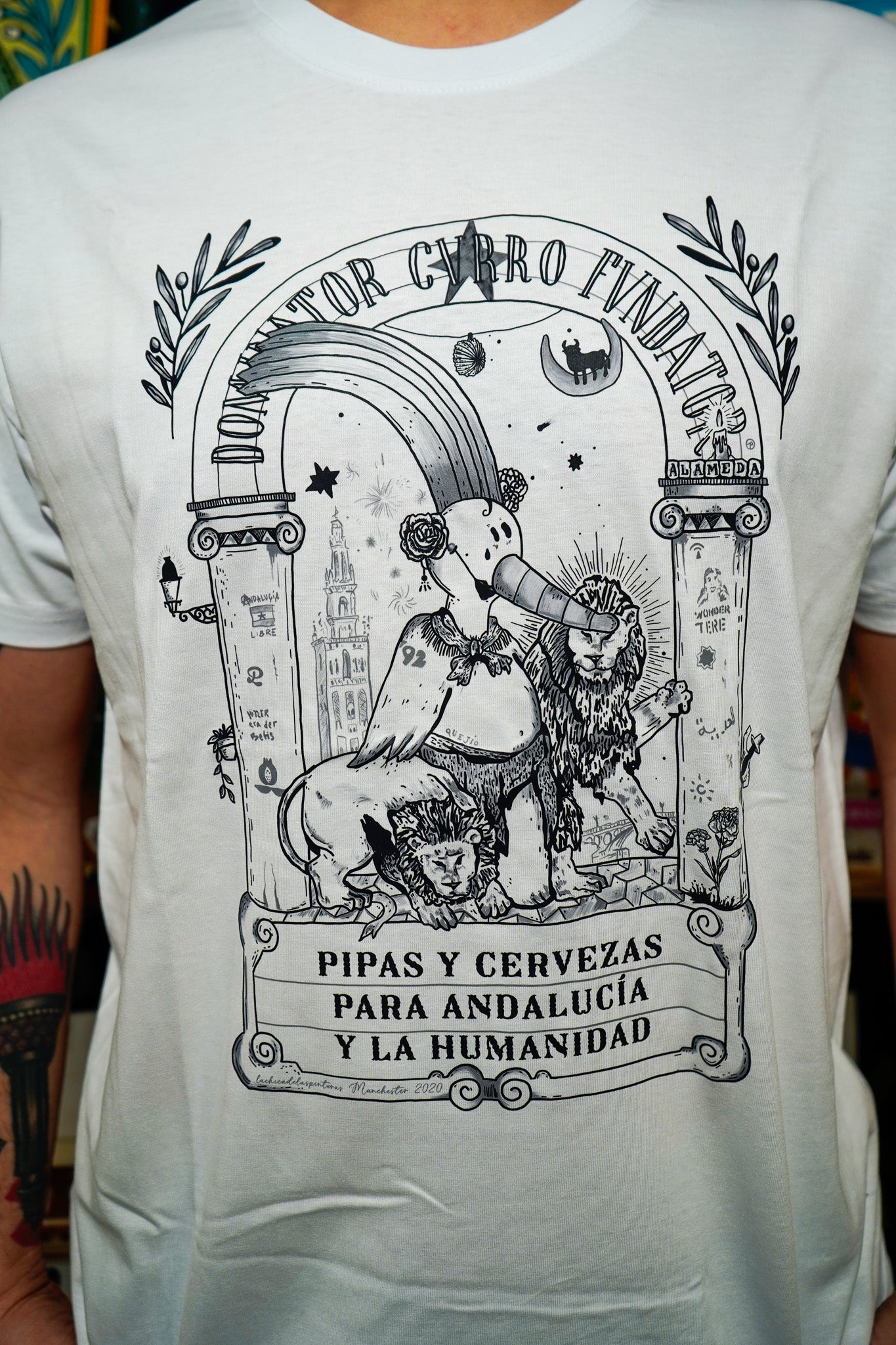 Camiseta Curro: Pipas y cervezas