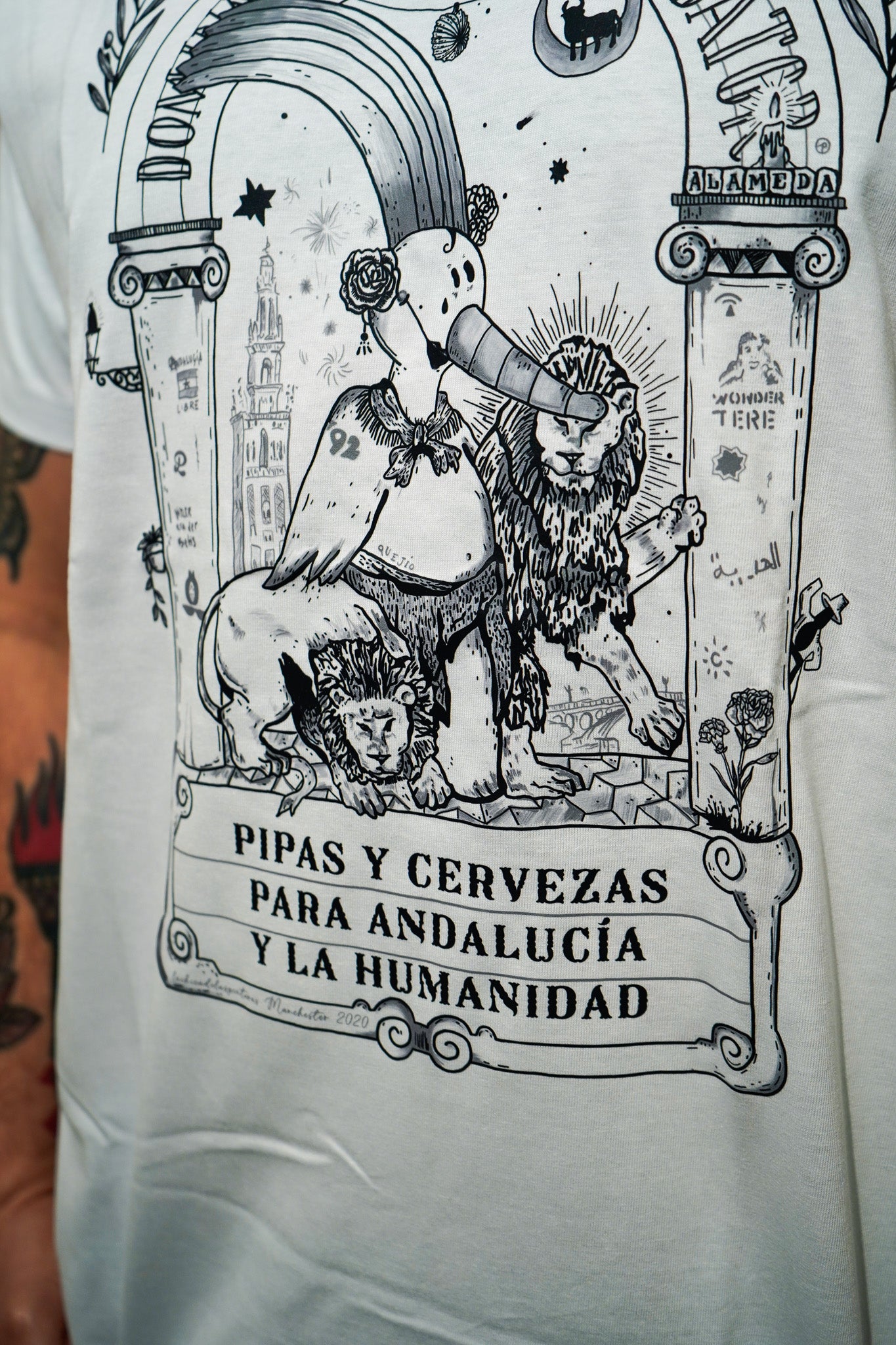 Camiseta Curro: Pipas y cervezas