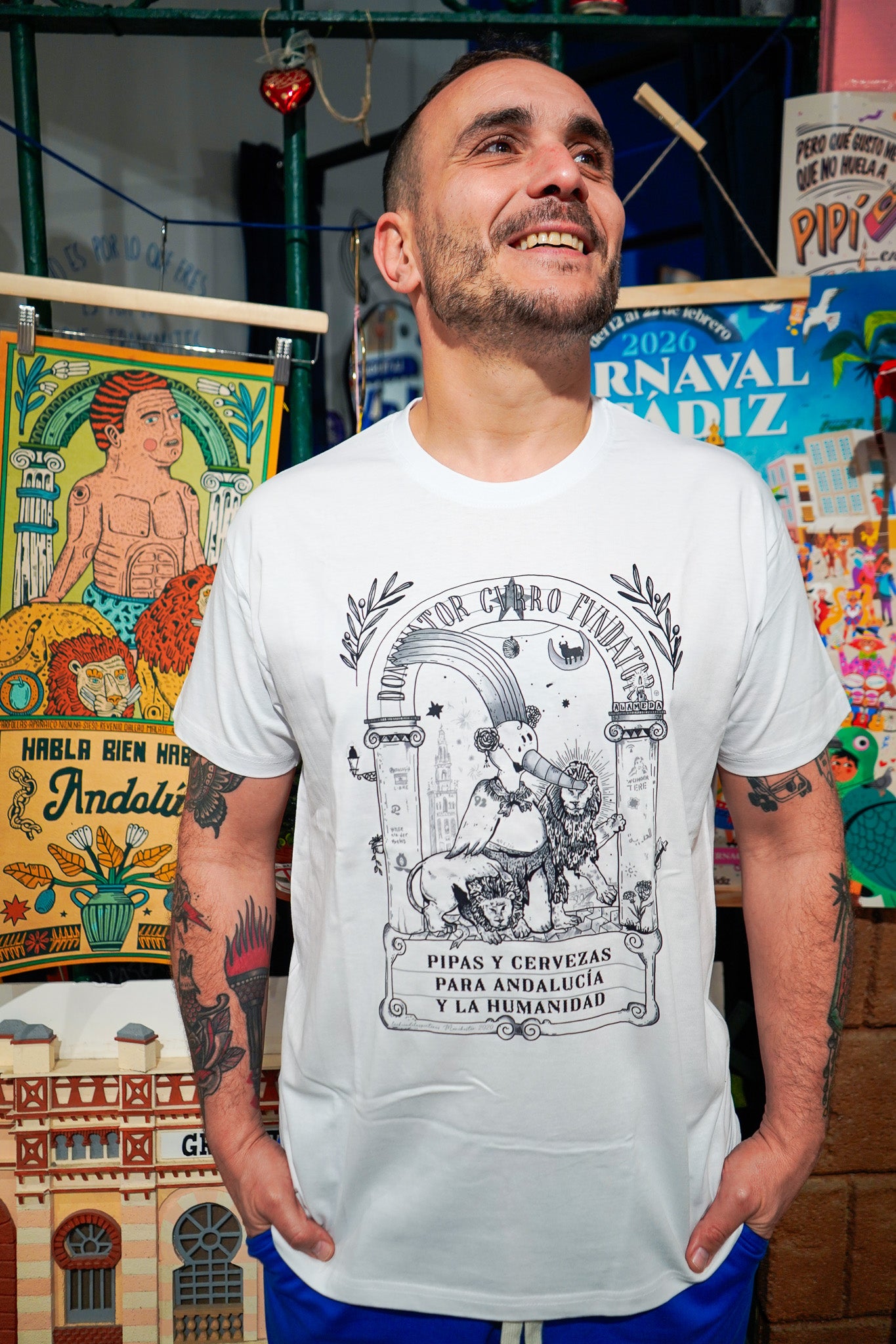 Camiseta Curro: Pipas y cervezas