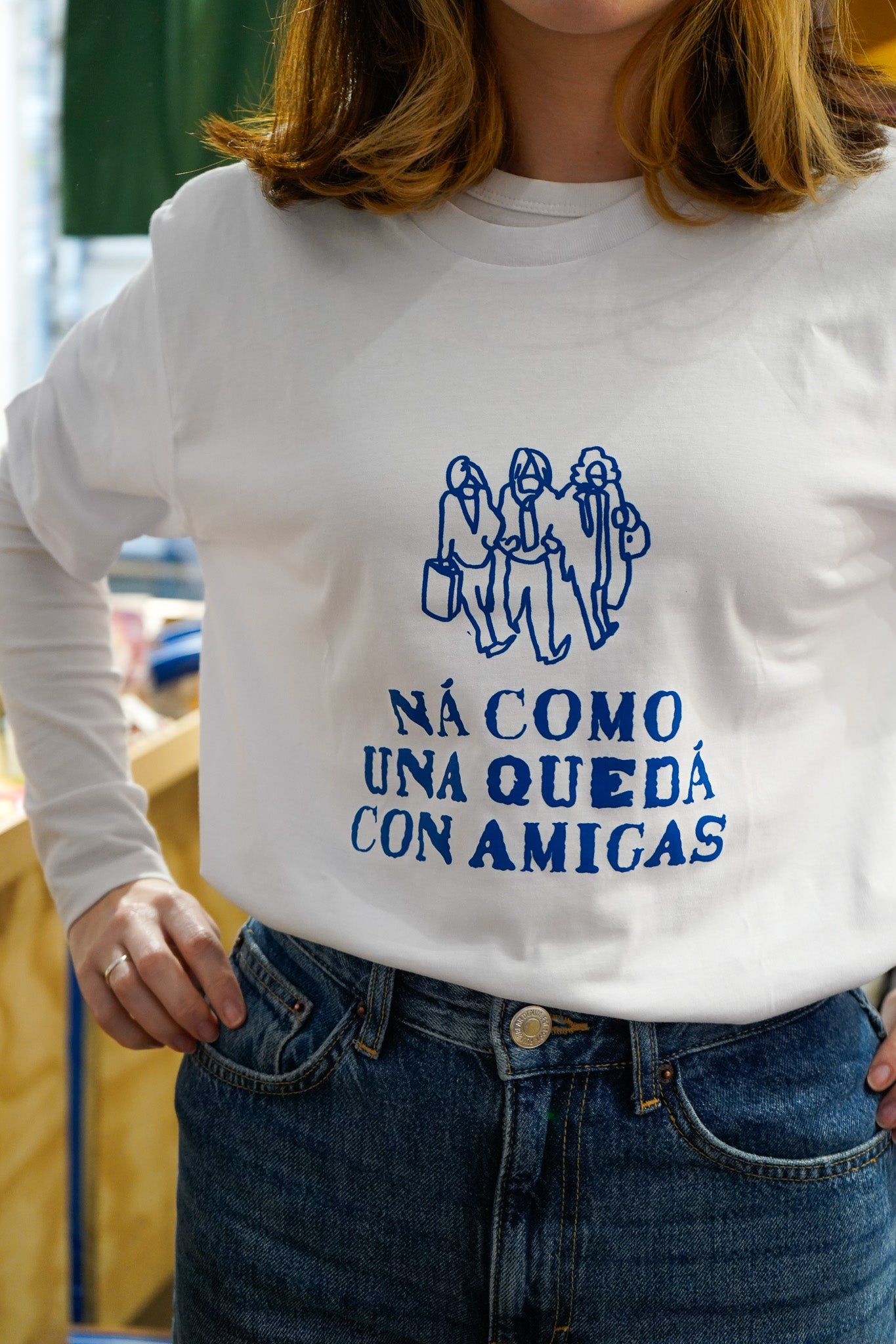 Camiseta Ná como una quedá con amigas