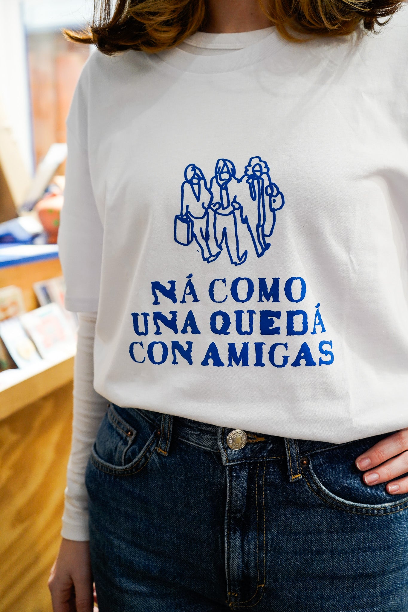 Camiseta Ná como una quedá con amigas