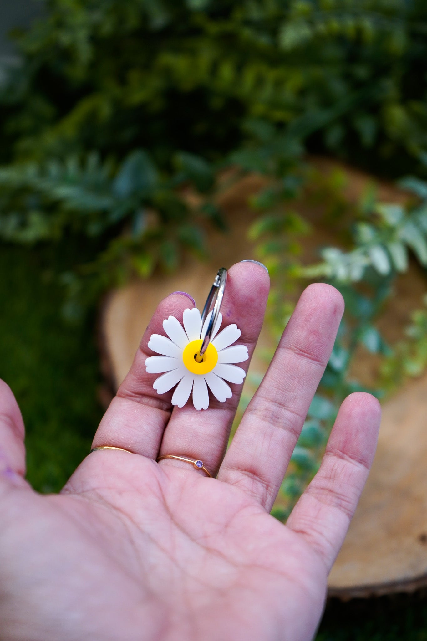 Pendientes Margarita metracrilato