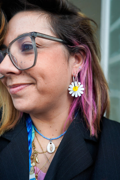 Pendientes Margarita metracrilato