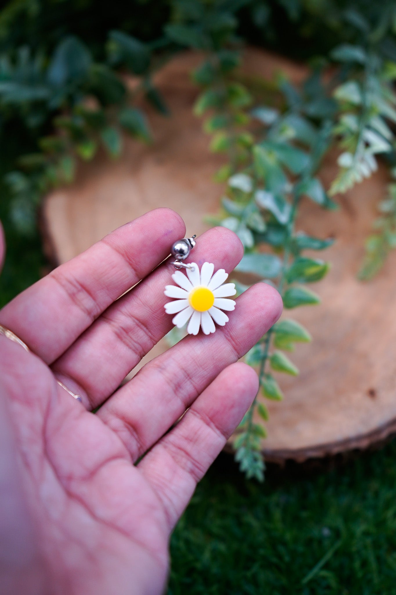 Pendientes Margarita metracrilato