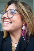 Pendientes Margarita metracrilato