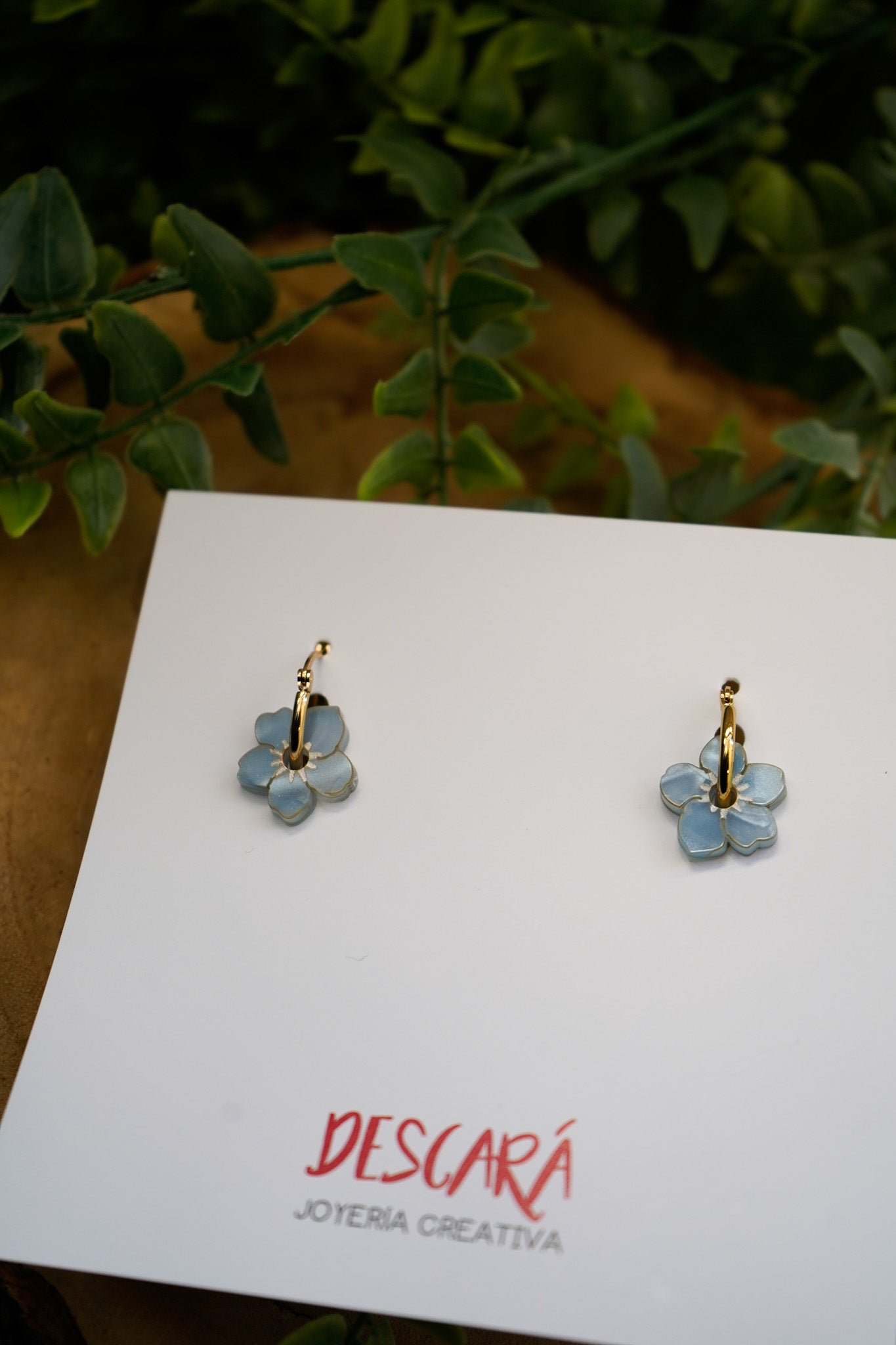 Pendientes Amapolas peque de colores