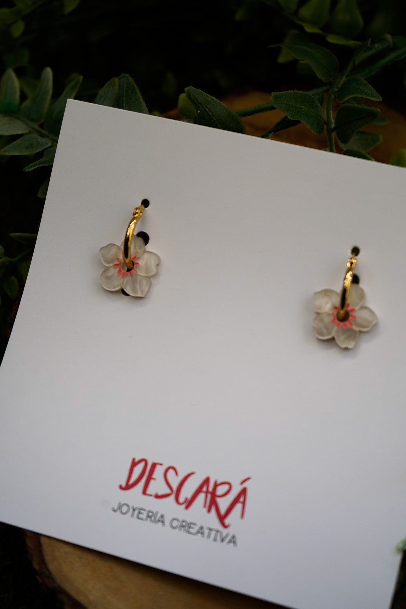 Pendientes Amapolas peque de colores