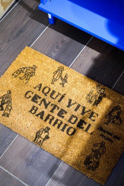 Felpudo Aquí vive gente del barrio