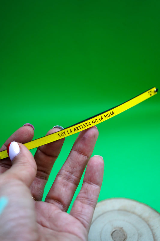 Pulsera Soy la artista no la musa