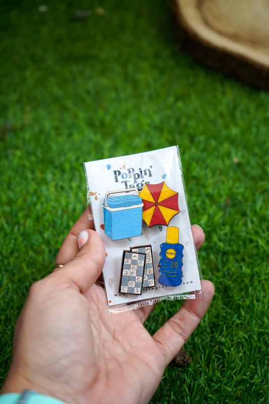 Pack de imanes: Día en la Caleta