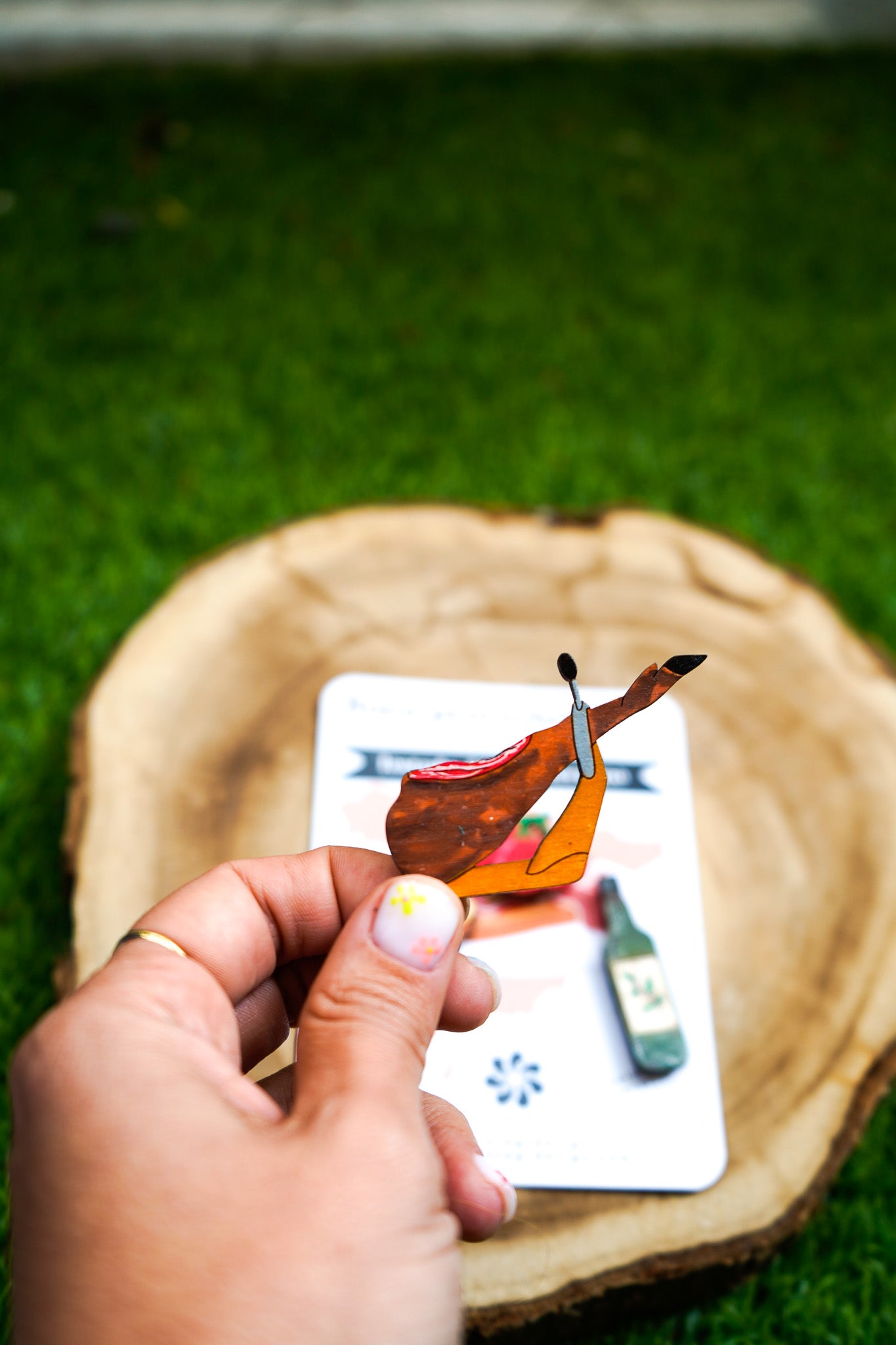 Recetas de imanes: Tostada de jamón serrano