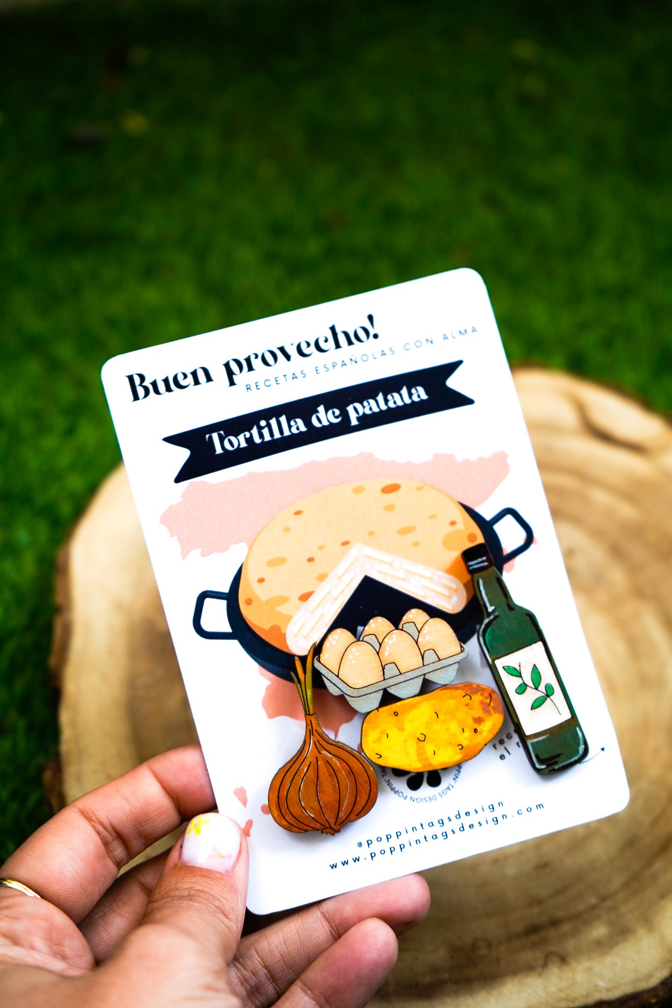 Recetas de imanes: Tortilla de patatas