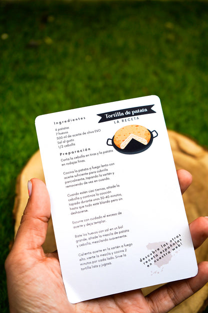 Recetas de imanes: Tortilla de patatas