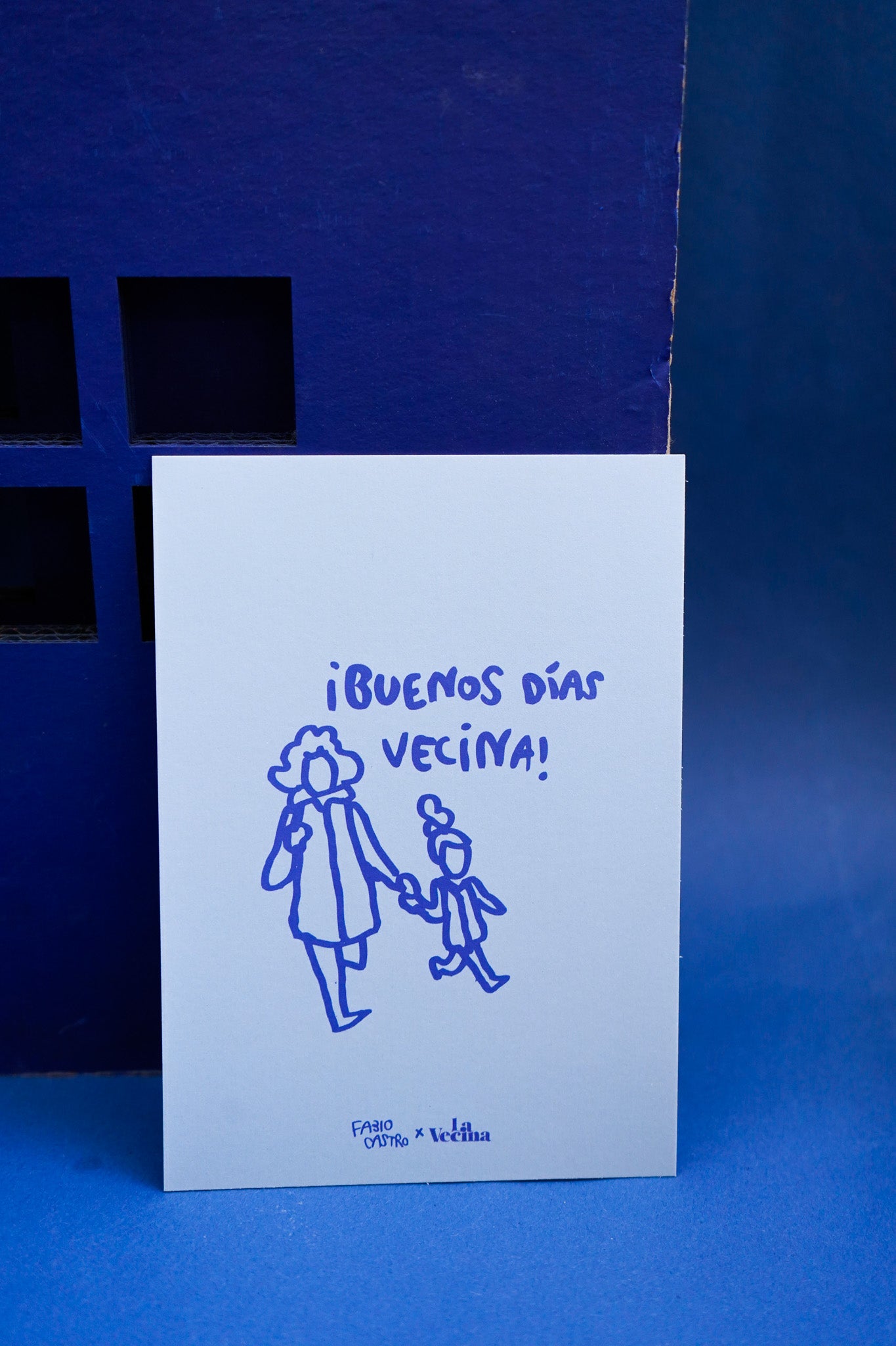 Lámina Buenos días vecina