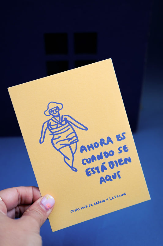 Lámina Ahora es cuando se está bien aquí