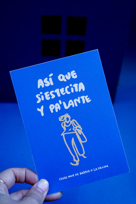 Lámina Así que siestecita y palante