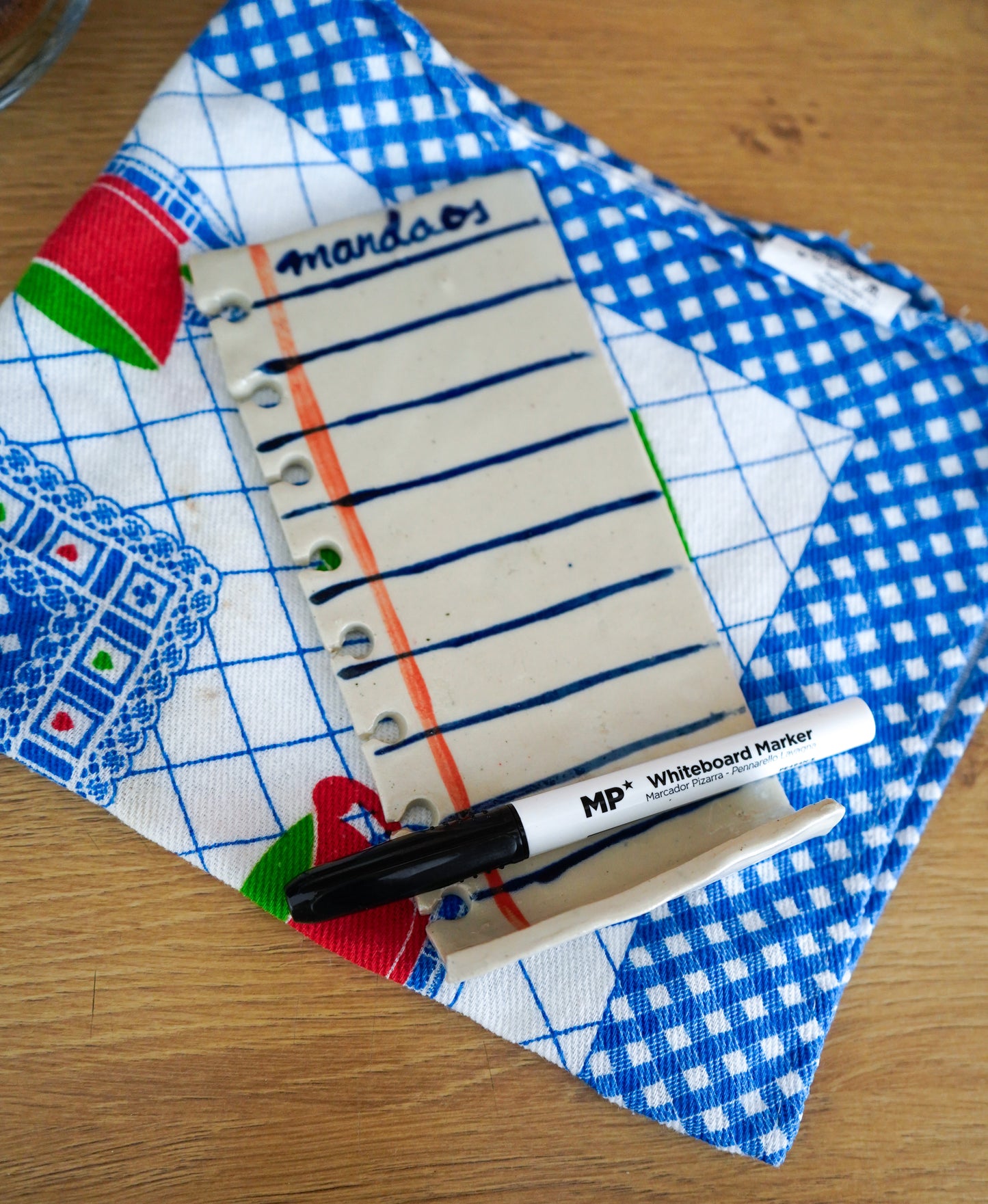 Imán nota de mandaos de cerámica