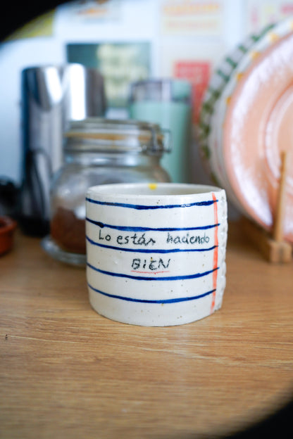 Taza notas Lo estás haciendo bien