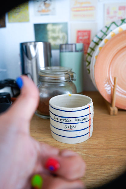 Taza notas Lo estás haciendo bien