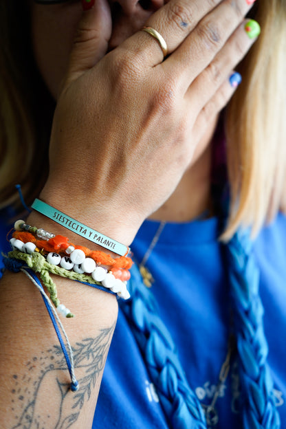 Pulsera Siestecita y palante