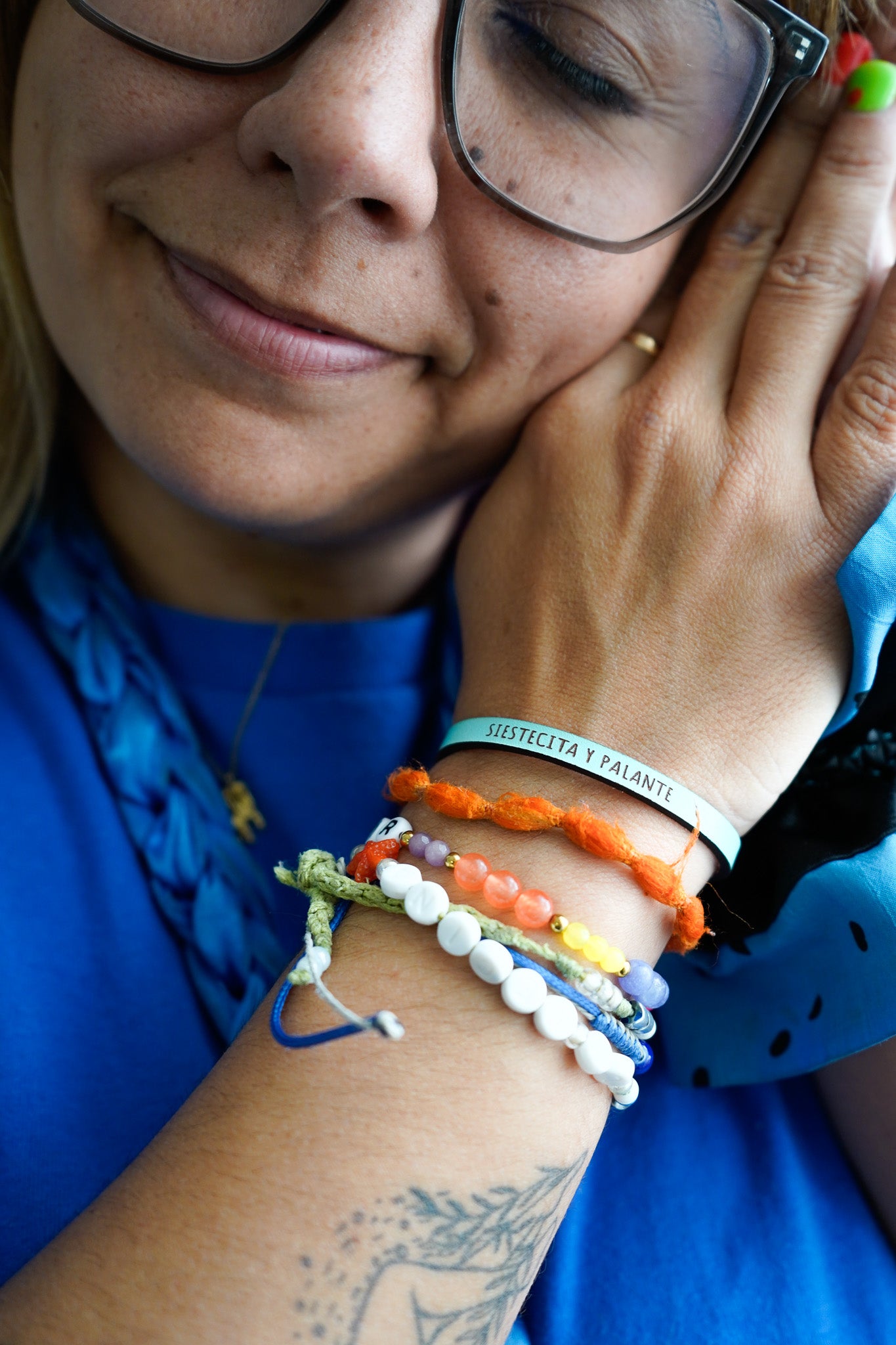 Pulsera Siestecita y palante