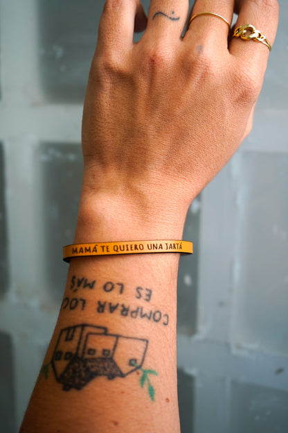 Pulsera Mamá te quiero una jartá