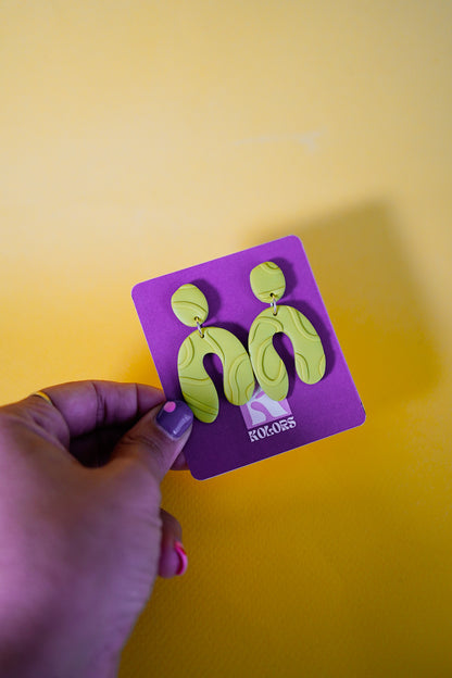 Pendientes con relieve