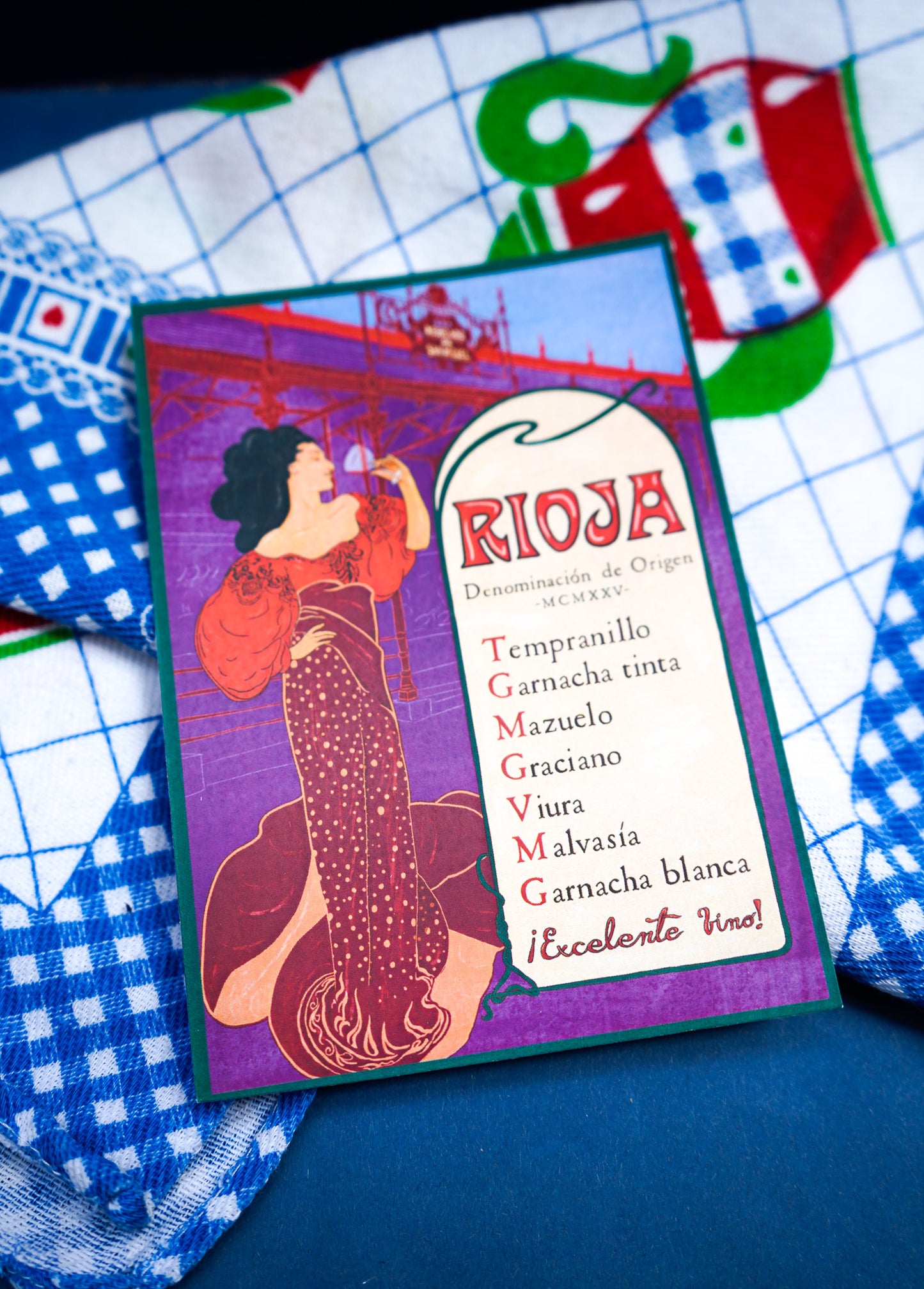 Postal Rioja Denominación de origen