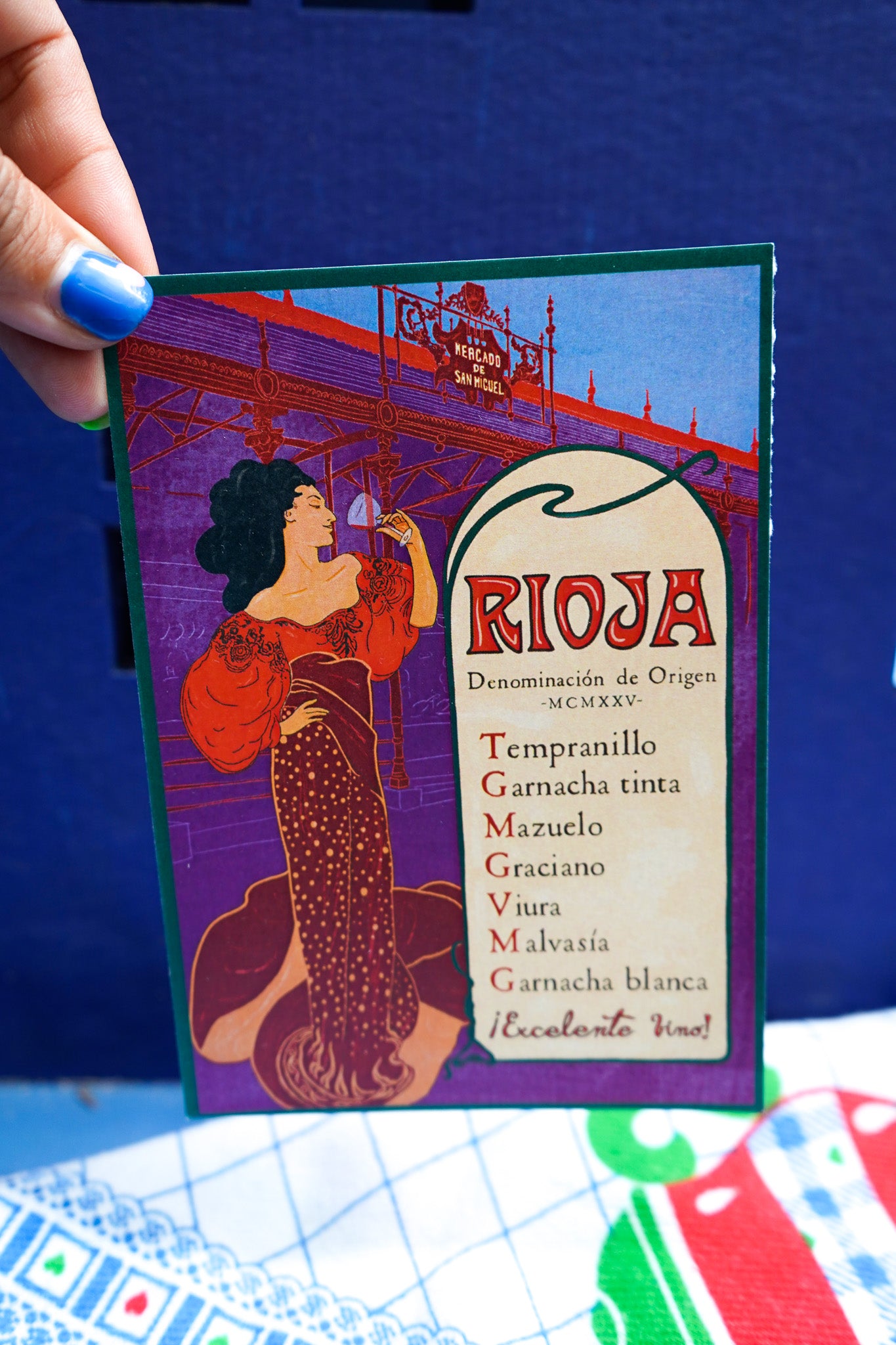 Postal Rioja Denominación de origen