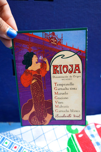 Postal Rioja Denominación de origen