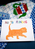 Postal gato No te rindas