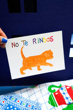 Postal gato No te rindas