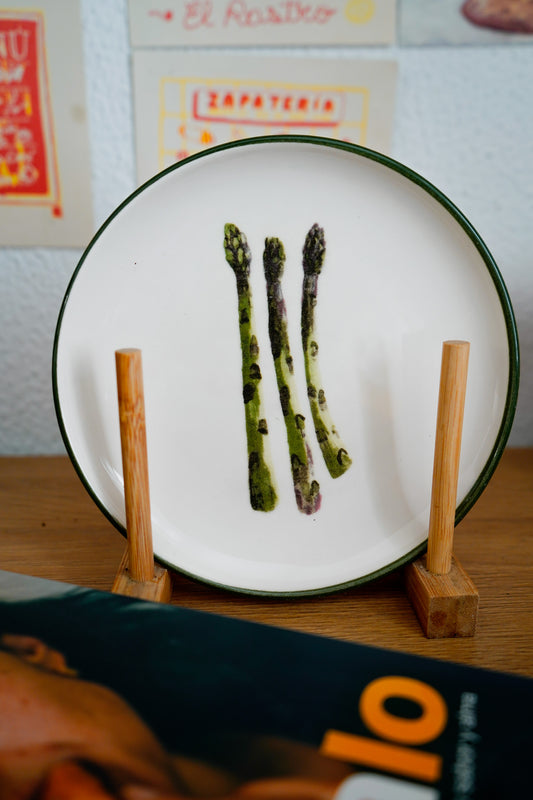 Plato pequeño espárragos 17cm