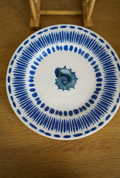 Plato caracola redonda 23cm