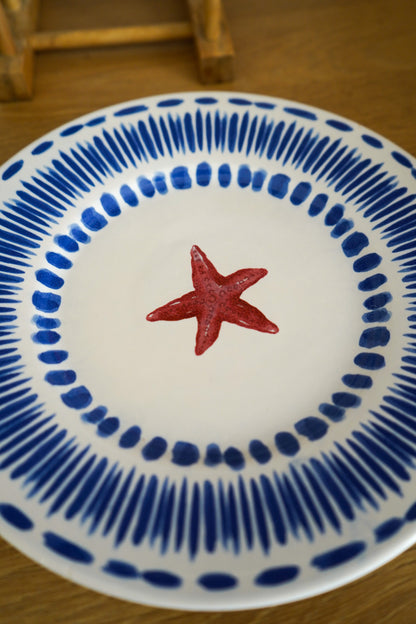 Plato estrella de mar 23cm