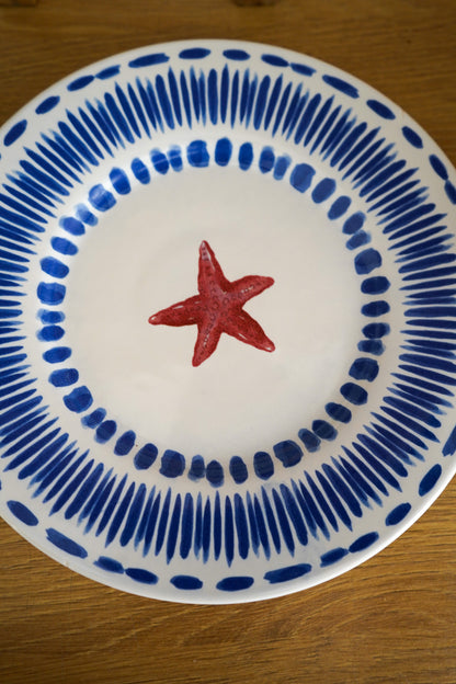 Plato estrella de mar 23cm