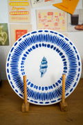 Plato caracola alargada 23cm