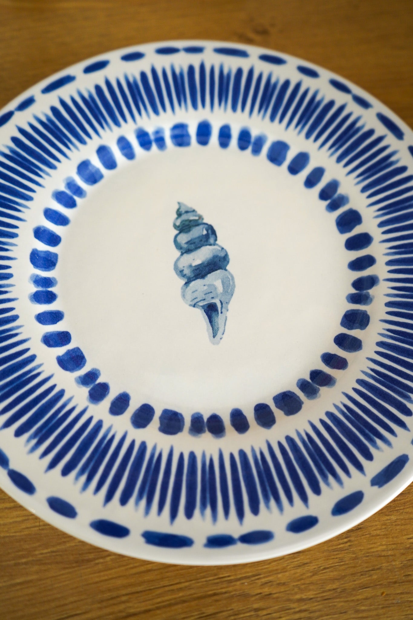 Plato caracola alargada 23cm