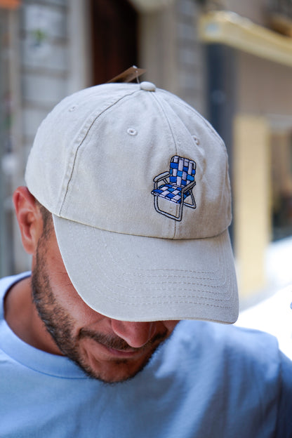 Gorra bordaita silla de playa
